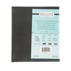Thumbnail image #1 for CAC China MCC4-11BK 4-Panel Faux Leather Menu Cover, Black, 8-1/2" x 11" Case of 30