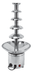 Thumbnail image #4 for Omcan 5-Tier Polished Stainless Steel Chocolate Fountain, 11 lb Capacity, 215W