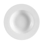 Thumbnail image #1 for CAC China Transitions TST-120 Embossed Porcelain Pasta Bowl, 22 oz, 12" Round 1 Dozen