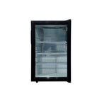 Thumbnail image #2 for CAC China RFCS-27B Countertop Refrigerated Merchandiser, 2.4 cu. ft., 1 Hinged Glass Door, 3 Adjustable Shelves, Black Exterior