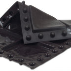 Thumbnail image #2 for JB Prince Demarle M376 B 6-Compartment Square Silicone Baking Mold, 23 x 15 in, 5-7/8 x 9/16 in, 10-1/8 oz Each