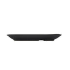 Thumbnail image #2 for CAC China Japanese Style 666-34-BLK Rectangular Stoneware Platter, Black, 8-1/2" x 5-1/2" x 1-1/4" Case of 2 Dozen