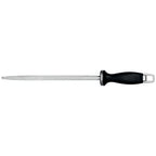 Thumbnail image #2 for Zwilling J.A. Henckels 1022634 Oval Sharpening Steel, 10-Inch, Hanging Hook, Black Plastic Handle
