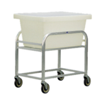 Thumbnail image #1 for New Age 99271 4-Bushel Aluminum Bulk Cart with 4 Stem Casters