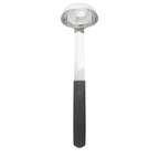 Thumbnail image #1 for TableCraft Products AM5302BK Antimicrobial 18-0 Stainless Steel Ladle, 2 oz, 10-1/8 in, Black Handle Case of 6