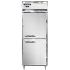 Thumbnail image #1 for Continental Refrigerator Designer Line D1RENSAHD One-Section Wide Reach-In Refrigerator, Half-Height Solid Door, Stainless Steel