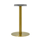 Thumbnail image #1 for G & A Commercial Seating GRD Series GRHD23 Bar-Height Steel Table Base, 23" Diameter Spread, 3" Column, Gold Powder Coat