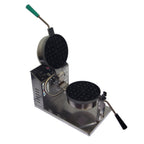Thumbnail image #1 for Gold Medal Products 5021ET Commercial Belgian Waffle Maker, Single Round 7-1/4-Inch Aluminum Grid, Electronic Controls