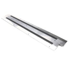 Thumbnail image #1 for AllPoints Foodservice Parts & Supplies N21479740 Metal Bar Equipment Threshold, 37.218 x 7.500 in, 34 in Deep