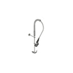 Thumbnail image #1 for Tarrison Products Ltd. TP-PR1WSH Wall-Mount Pre-Rinse Faucet Assembly, Single-Hole, Single-Pantry, 44-Inch Stainless Steel Hose