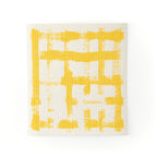 Thumbnail image #1 for Browne USA Foodservice Cuisipro 747935 Reusable Cleaning Cloth, Small, Yellow Stripe, 20 x 17 cm Case of 6