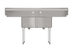 Thumbnail image #8 for KoolMore 72-Inch 2-Compartment Stainless Steel Commercial Sink with Dual 18-Inch Drainboards