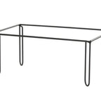 Thumbnail image #1 for Cal-Mil Logan 25216-9-13 Rectangular Metal Riser Frame, Black, 12" x 20" x 9"H