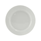 Thumbnail image #1 for Tuxton China Pacifica FPA-072 7-1/4" Round Porcelain Plate with Embossed Rim Case of 3 Dozen