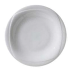 Thumbnail image #1 for Vertex China Ventana AV-Q8 9" Round China Plate, Rolled Edge, Bright White, Glossy Finish Case of 2 Dozen