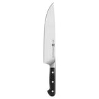 Thumbnail image #2 for Zwilling J.A. Henckels Pro 1024395 10-Inch Forged Chef's Knife, High-Carbon Steel Blade, Black Polymer Handle
