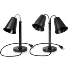 Thumbnail image #1 for Eastern Tabletop 9687PVB Double Freestanding Lamp Warmer, PVD-Coated Stainless Steel, 250W Bulbs