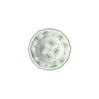 Thumbnail image #1 for Steelite International Folio, Porcelain 62544FP816 Round Porcelain Rim Fruit Dish, 5.5 in, Adelina Liliana Green Case of 2 Dozen