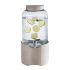 Thumbnail image #1 for Libbey APS Germany - Element APS 10400 Glass Drink Dispenser, 236-3/4 oz., Concrete Stand, Stainless Steel Spigot