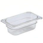 Thumbnail image #1 for Libertyware 2192 1/9 Size Clear Polycarbonate Food Pan, 2-1/2 in Deep Case of 72