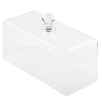 Thumbnail image #1 for TableCraft Products 11887 Rectangular Clear Plastic Cake Cover, 13.5"W x 6"D x 7.75"H Case of 2
