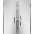 Thumbnail image #1 for Continental Refrigerator Slim Line 2RSESNSS 2-Section Reach-In Refrigerator, Solid Hinged Doors, Stainless Steel Interior and Exterior