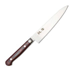 Thumbnail image #1 for Korin Inc Suisin HSU-PIMPE-150 Petty Knife, Premium Inox, Maroon Red Handle, 5.9-inch Blade