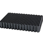 Thumbnail image #1 for AllPoints Foodservice Parts & Supplies 2801922 Honeycomb Diffuser, 1/4-Inch Cell, 48 x 4 x 1 Inches, Black Polycarbonate