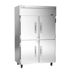Thumbnail image #1 for Victory Refrigeration Elite™ VERSA-2D-HD-HC Two-Section Reach-In Refrigerator, 45.2 cu. ft., Four Half-Height Solid Doors, Stainless Front