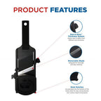Thumbnail image #2 for Jaccard Corporation Safe Hands™ Mandolins & Hand-o-lin™ Slicers 201207 Tri-Blade Box Grater Slicer with Catch Lid, Stainless Steel Blade Case of 4