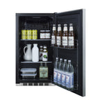 Thumbnail image #2 for Summit Commercial FF195IF Commercial All-Refrigerator, 19"W, Reversible Panel-Ready Locking Door, Automatic Defrost