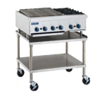Thumbnail image #1 for Royal Range of California Royal Series RRB-30OB2 Gas Countertop Charbroiler/Hotplate, 42", 30" Radiant Broiler, 2 Open Burners