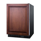Thumbnail image #1 for Summit Commercial SCR610BLSDIF Undercounter Refrigerator, 1-Section, 5.0 cu. ft., Panel-Ready Reversible Door, Black Exterior