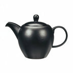 Thumbnail image #1 for Libbey Driftstone DRI-17-O Porcelain Teapot, 35 oz, Satin Matte Onyx Finish