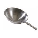 Thumbnail image #1 for Matfer Bourgeat Tradition Plus 686730 12-Inch 4-Quart Stainless Steel and Aluminum Induction-Ready Wok with Insulated Handle