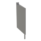 Thumbnail image #1 for Glastender, Inc. Elevation E-CIW-5 Underbar Inside Wedge Corner Fillerboard, 5° Angle, 24" Deep, Stainless Steel
