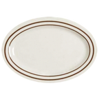 Thumbnail image #1 for G.E.T. Ultraware OP-120-U Melamine Oval Platter, 12" x 9", Break-Resistant 1 Dozen
