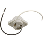 Thumbnail image #1 for AllPoints Foodservice Parts & Supplies 381326 Porcelain Lamp Socket, 125/600V, 660W, 6-Inch Wire Leads