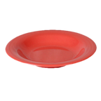 Thumbnail image #1 for Thunder Group CR5809RD Melamine Salad Bowl, 13 oz, 9-1/4" Diameter, Orange Case of 4 Dozen
