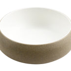 Thumbnail image #1 for G.E.T. 31079-TOH/SND Square Melamine Bowl, 28 oz, 7.2" x 7.2" x 2.3", Honey Interior/Sandstone Exterior Case of 8