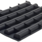 Thumbnail image #2 for JB Prince Pavoni M619 F Silicone Baking Mold, 5-Cavity Tronchetto Mignon, 23-1/2 x 15-3/4 in, Black