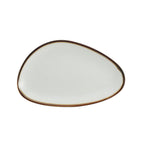 Thumbnail image #1 for Mikasa Hospitality (Lifetime Brands, Inc.) Lodge 5256148 9-Inch Cream White Porcelain Egg-Shaped Coupe Plate Case of 24