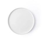 Thumbnail image #2 for Browne USA Foodservice Foundation 5630209 9-Inch Round White Porcelain Chef Plate with Deep Rim Case of 2 Dozen