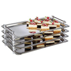 Thumbnail image #1 for Libbey APS Germany - Profi APS 11300 Rectangular Stainless Steel Serving Tray, GN 1/1, 20-7/8" x 12-7/8" x 2-1/4"