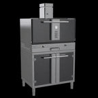 Thumbnail image #1 for Kopa Grilling Solutions KOPA TYPE 501S Charcoal Oven, 35"W x 27-1/2"D x 67-9/10"H, Self-Standing with Cabinet Stand