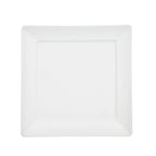 Thumbnail image #1 for CAC China Paris-French F-SQ16 Square Porcelain Plate, 10-1/4-Inch, Bone White 1 Dozen