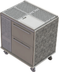 Thumbnail image #5 for Perlick Signature Series Mobile Bar Refrigerated Cabinet with 2 Drawers, Drainboard Top, 7.4 Cu. Ft.