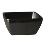 Thumbnail image #1 for Libbey APS Germany - Pure APS 83468 Square Melamine Bowl, 50-3/4 oz., Black, 7-1/2" x 7-1/2" x 3-5/8"
