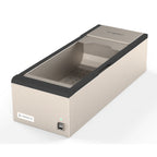 Thumbnail image #1 for Merco MCG1027NNN Heated Stainless Steel Single-Lane Countertop Fry Dump Station with Convective Airflow