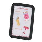 Thumbnail image #1 for Cal-Mil Melrose 27010-46-13 Black Metal Sign Holder, 4.5" W x 2" D x 6.5" H Case of 6